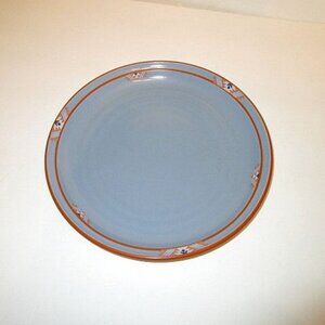 Vintage Noritake Blue Adobe Dinner Plate Stoneware Japan Southwestern Aztec 8678